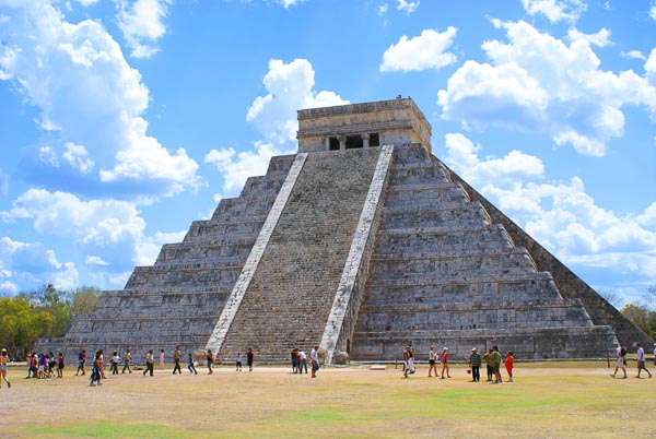 The Pyramid el Castillo in Chichen Itza