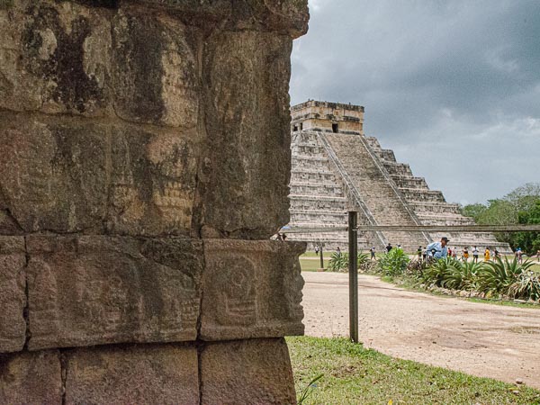 The Pyramid ``El Castillo`` in Chichen Itza